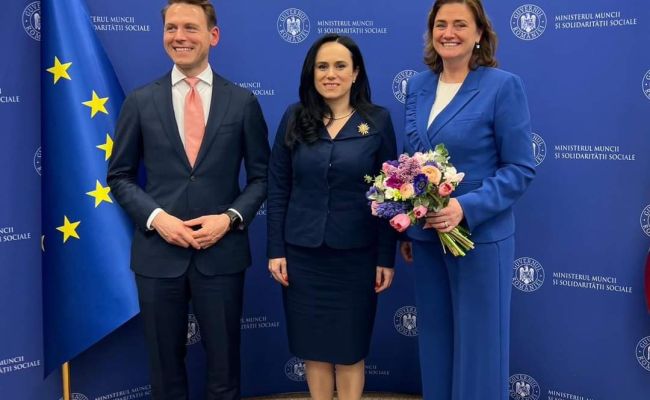 Ministrul Simona Bucura-Oprescu s-a întâlnit cu vicepremierul Regatului Țărilor de Jos, Karien van Gennip