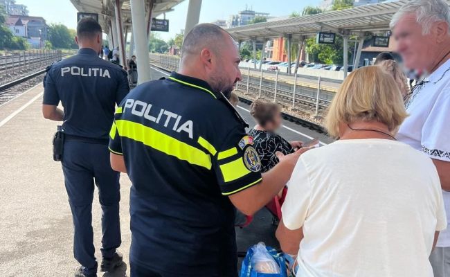 Polițiștii, activități preventive în Gara Pitești