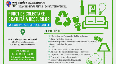Punct de colectare a deșeurilor voluminoase și reciclabile