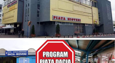 Piaţa 'Dacia', program special pe 23 şi 24 ianuarie
