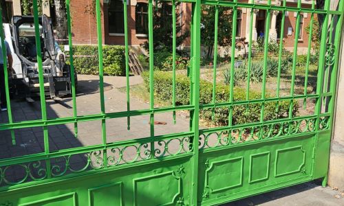 Porțile Colegiului Național "I.C.Brătianu" au fost reabilitate