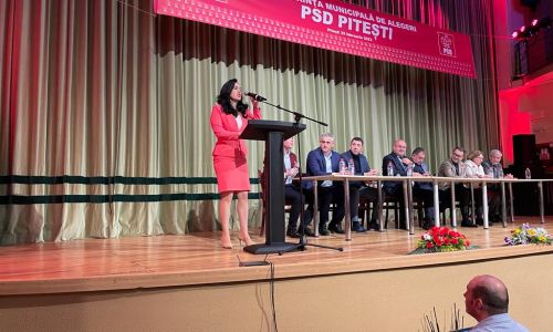 Simona Bucura Oprescu, la alegerile PSD Piteşti: 'Vă rog ca fiecare dintre noi să fim luptători pentru o viață mai bună a piteștenilor, a argeșenilor'
