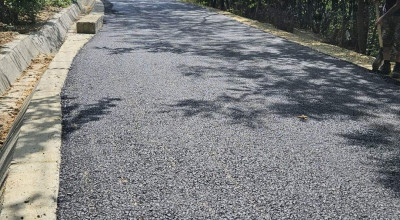 Lucrări de asfaltare în comuna Budeasa