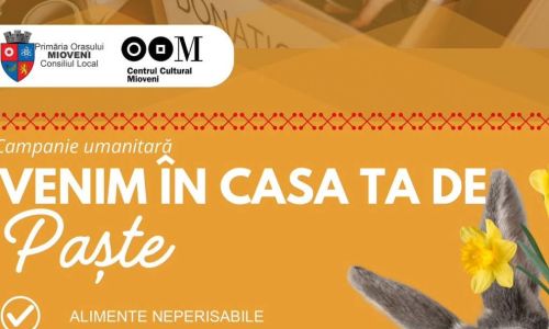 Centrul Cultural Mioveni, campanie umanitară în prag de Paște!