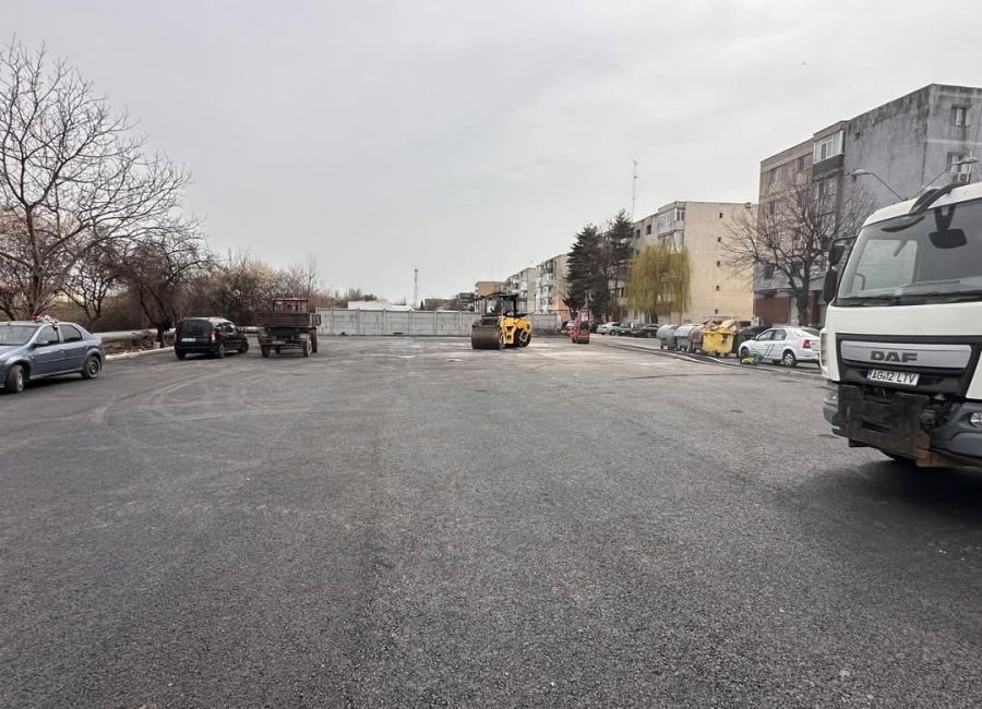 O nouă parcare a fost amenajată în cartierul Prundu