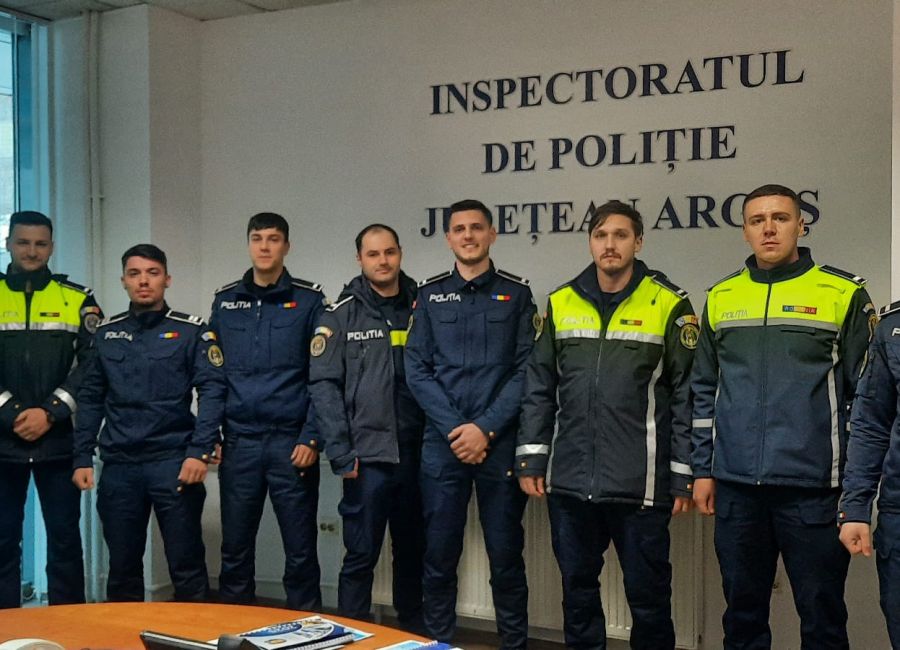 Nouă polițiști încadrați ca ajutoare de șef de post în județul Argeș