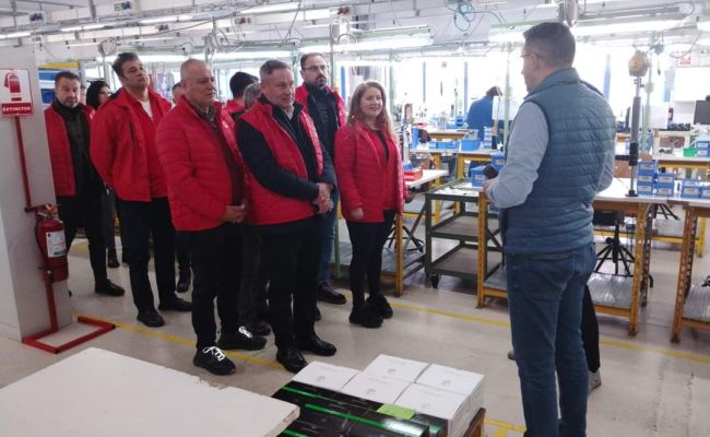 Echipa PSD Argeș, la Mechrom Mărăcineni. Ne mândrim cu liderii mondiali în producția de componente pentru biciclete!