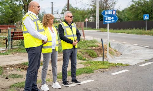 Drum modernizat în comuna Căteasca! Legătură directă cu Autostrada A1 pentru mii de argeșeni