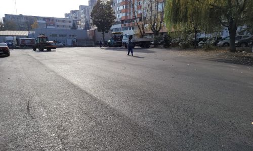 Lucrări finalizate privind amenajarea unei parcări în Prundu