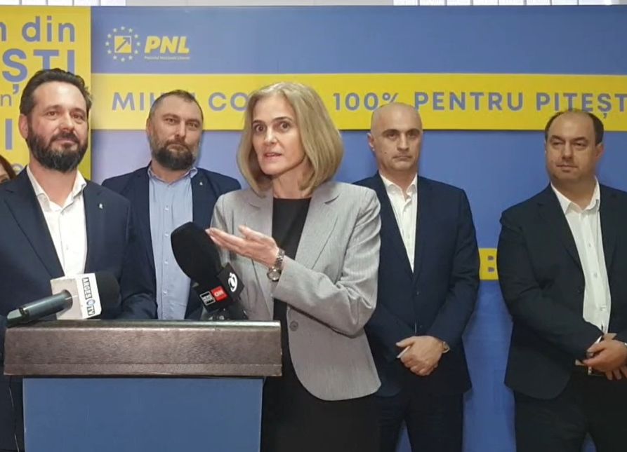 PNL și-a prezentat candidații la Primăria Pitești! Coteț și 3 fantastici sau o floare și 3 grădinari