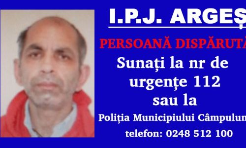 Un bărbat din Argeş a DISPĂRUT de acasă
