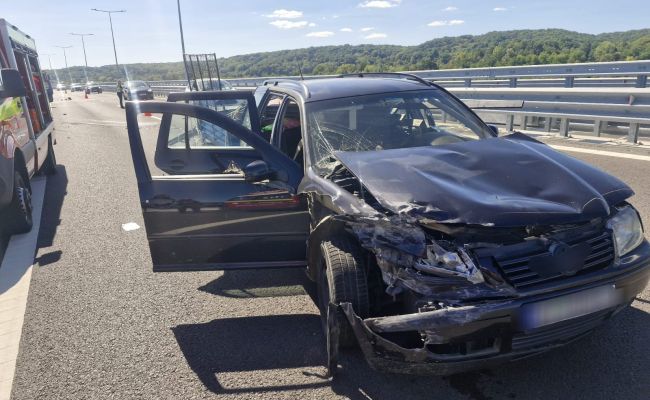 Accident GRAV pe A1! Un COPIL a fost rănit!