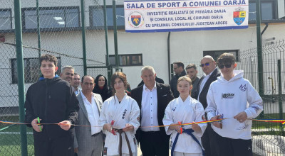 O sală modernă de sport a fost inaugurată în comuna Oarja!