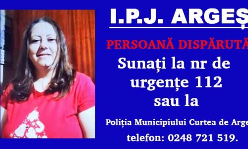 ALERTĂ în Argeș! O femeie a DISPĂRUT