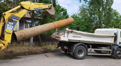 La Ștefănești sunt efectuate lucrări de salubrizare și întreținere a domeniului public