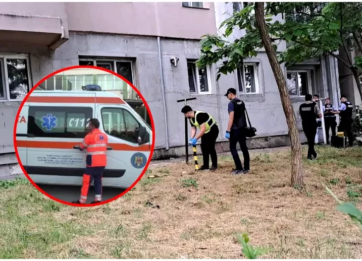 ACUM! Copil căzut de la etajul 3 al unui BLOC din Argeș