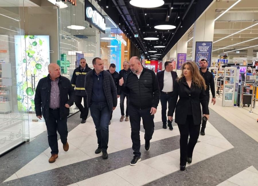 Prefectul județului Argeș, vizită de lucru la Argeș Mall