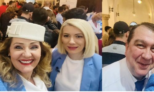 Elena Lasconi face ce știe mai bine...Se laudă cu meritele altora! A confiscat și acțiunea...