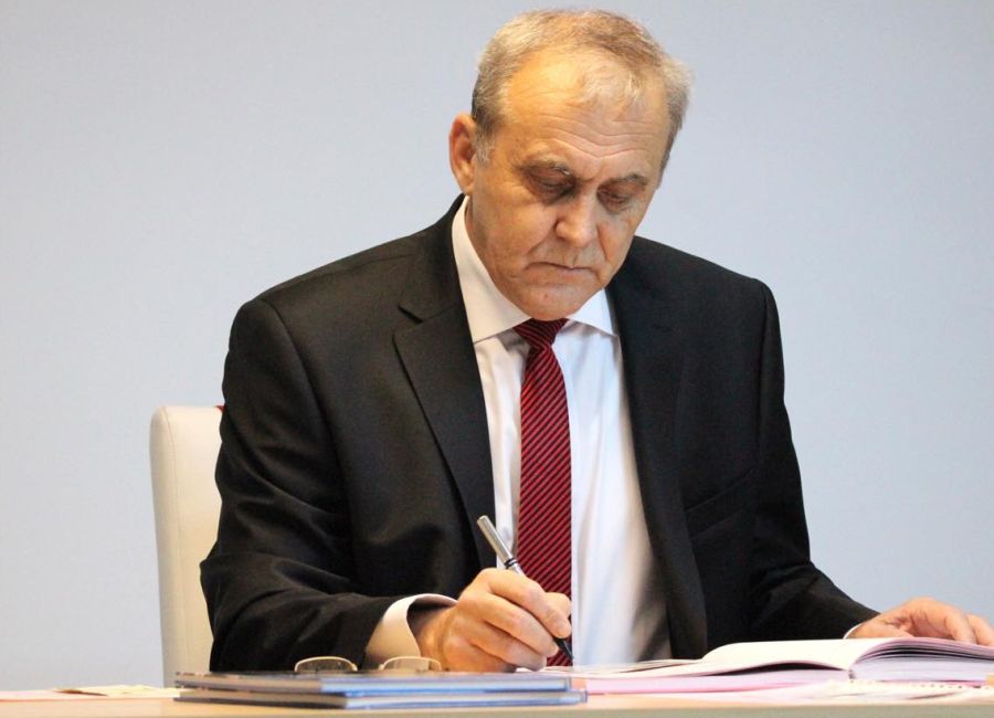 Felicitare Ion Georgescu, primarul orașului Mioveni