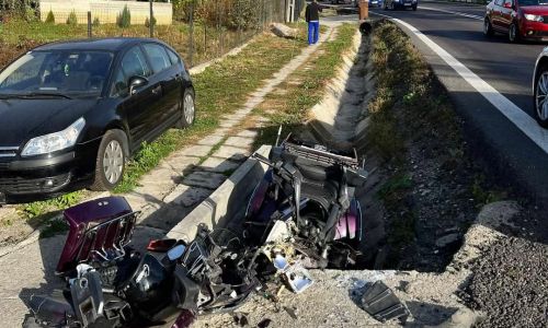 Accident cu MOTOCICLIST în Argeș!