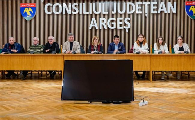 Ședință importantă la Consiliul Județean Argeș
