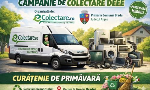 Campanie de colectare a deșeurilor electrice și electronice în comuna Bradu!