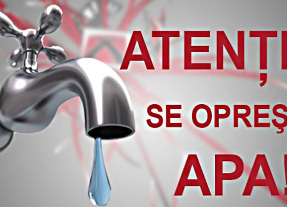 Se opreşte furnizarea apei potabile într-o comună din Argeş