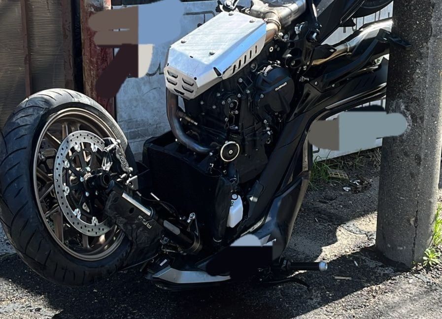 Accident cu MOTOCICLIST în Pitești!