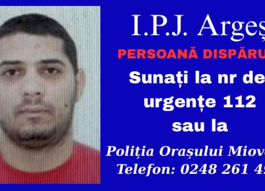 ALERTĂ în Argeș! Un tânăr este de NEGĂSIT de patru zile!