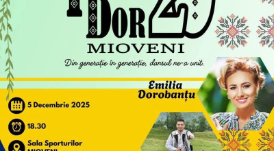 Două decenii de „Plai de Dor”. Spectacol aniversar la Sala Sporturilor din Mioveni