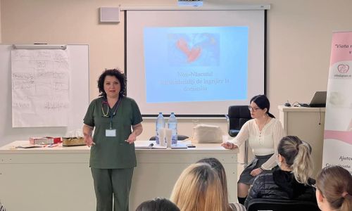 23 de persoane au fost prezente la atelierul destinat gravidelor şi proaspetelor mămici organizat la Spitalul Mioveni