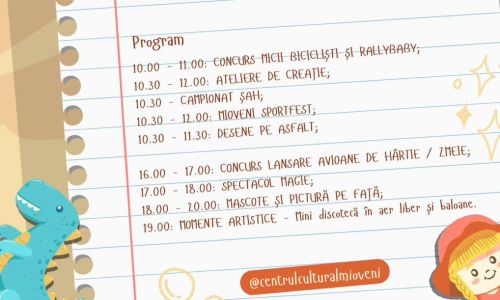 Centrul Cultural Mioveni, evenimente de Ziua Copilului