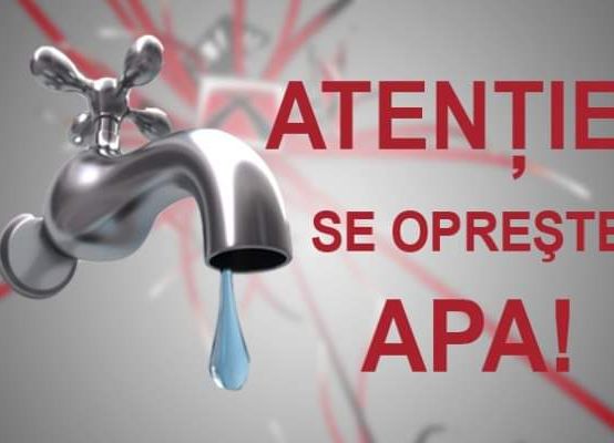 Se oprește furnizarea apei într-o comună din Argeș