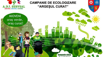 Acțiune de ecologizare organizată la Mioveni, de Ziua Mediului