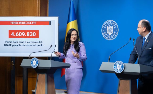 Ministrul Simona Bucura-Oprescu: “Am finalizat recalcularea! Peste 3,8 milioane de pensionari vor primi pensii majorate din septembrie!”