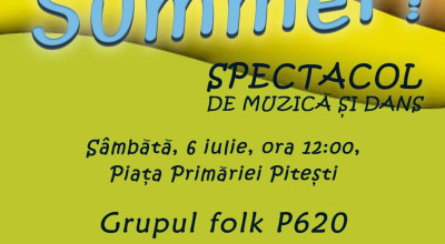 Spectacol inedit în Piața Primăriei din Pitești