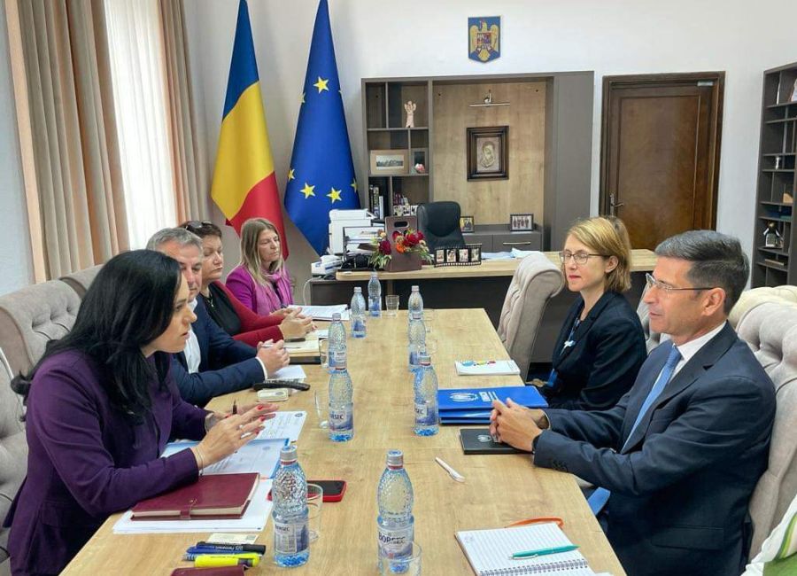 Ministrul Simona Bucura Oprescu, discuții privind situația refugiaților din Ucraina aflați în România