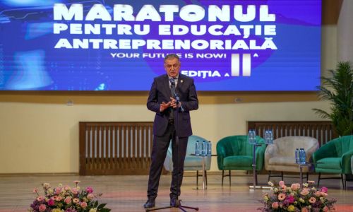 Primarul Gentea a fost prezent la Maratonul pentru Educaţie Antreprenorială