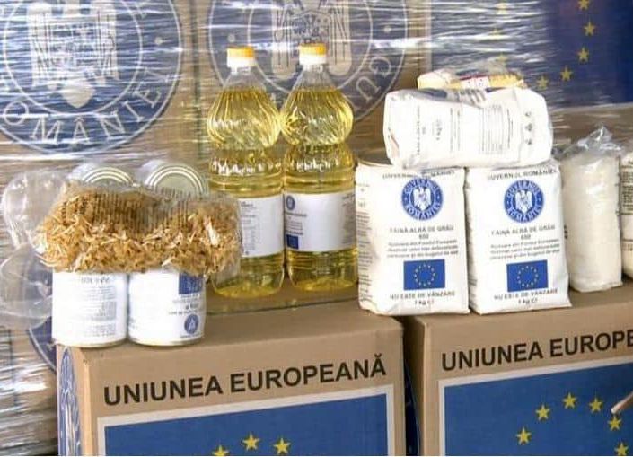 În Piteşti începe distribuirea ajutoarelor alimentare de la UE