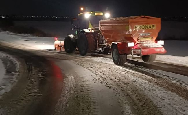 Ample acțiuni de deszăpezire la Ștefănești!