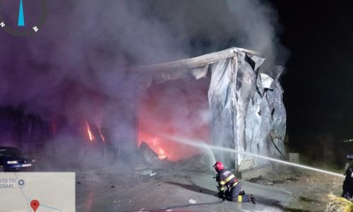 Azi-noapte, PRĂPĂD în Argeș! Incendiu URIAȘ!