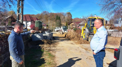 Lucrări de amploare în comuna Corbi
