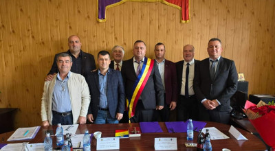 Victor Cătălin Turturică a depus jurământul pentru un nou mandat de primar al comunei Bălilești