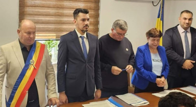 Primarul comunei Albeștii de Argeș a depus jurământul pentru un nou mandat