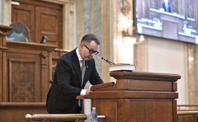 Ovidiu Puiu a depus jurământul pentru un nou mandat de senator