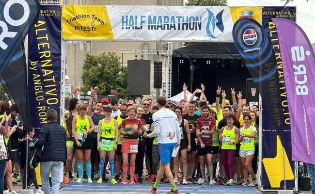 Primarul Cristian Gentea a luat parte la Pitești Half Marathon