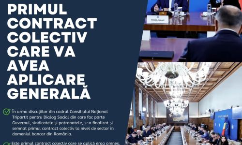 Primul contract colectiv de sector care va avea aplicare generală