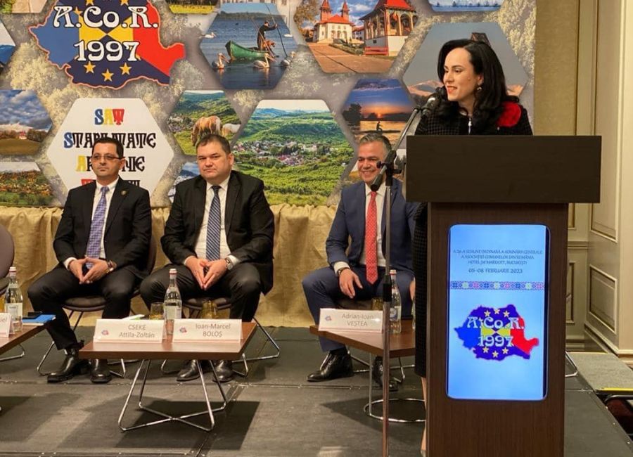Simona Bucura Oprescu, la Adunarea Generală a Asociaţiei Comunelor  din România