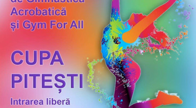 La Pitești, concurs național de gimnastică acrobatică