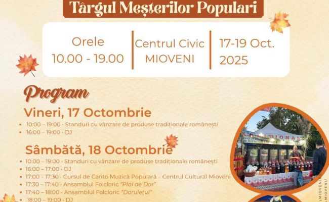 Sărbătoarea Recoltei revine la Mioveni!